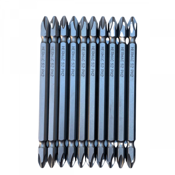 Jogo 10 Ponteiras Bits Duplo 110mm Magnetica