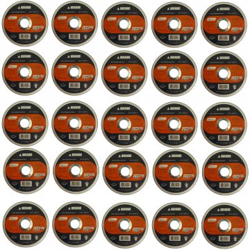 25x Discos Abrasivo De Corte Metal 115mm