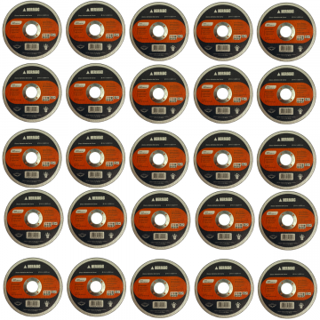 25x Discos Abrasivo De Corte Metal 115mm