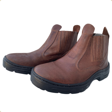 Botina Famaro Couro Lixado 