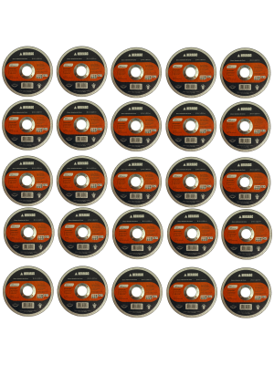 25x Discos Abrasivo De Corte Metal 115mm